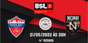 Prévia: Nona FC volta a campo visitando o Tampa Bay United em busca de reencontrar a vitória