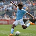 Talles Magno em ação pela camisa do New York City FC
