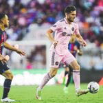 Inter Miami e FC Barcelona em ação