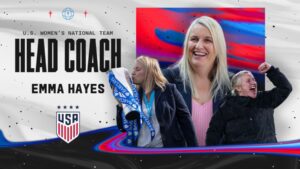 Emma Hayes nomeada a nova treinadora da seleção feminina de futebol