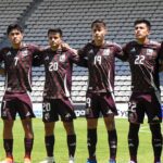 Jogadores do Mexico antes da partida contra a Jamaica pela Copa America (Selecao Mexicana / X)