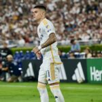 Gabriel Pec no jogo do Los Angeles Galaxy no dia 4 de julho no Rose Bowl (Celso Oliveira / X)