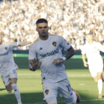 Gabriel Pec celebra gol pelo LA Galaxy nos playoffs da MLS (LA Galaxy / X)
