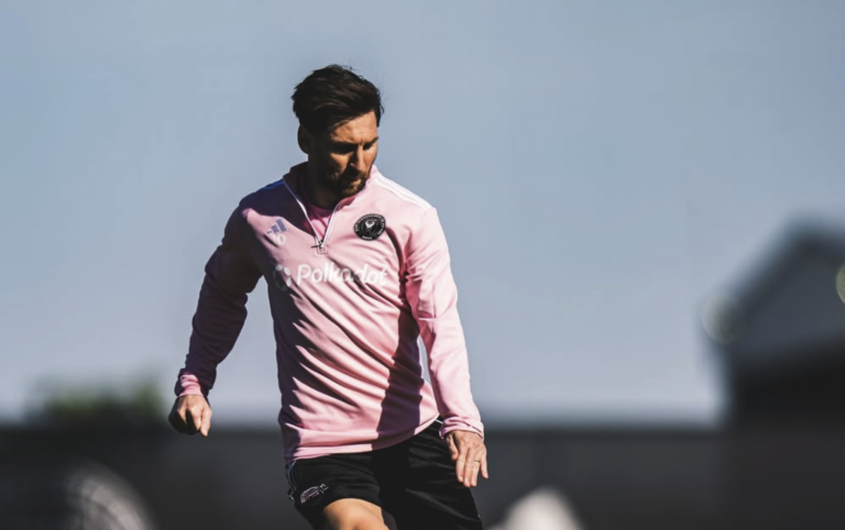 Lionel Messi treina com o Inter Miami (Inter Miami / Instagram)