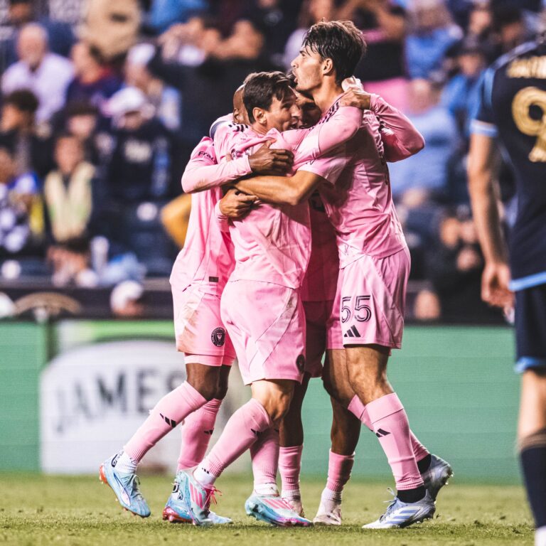 Inter Miami arranca empate heroico por 3×3 contra o líder Philadelphia Union