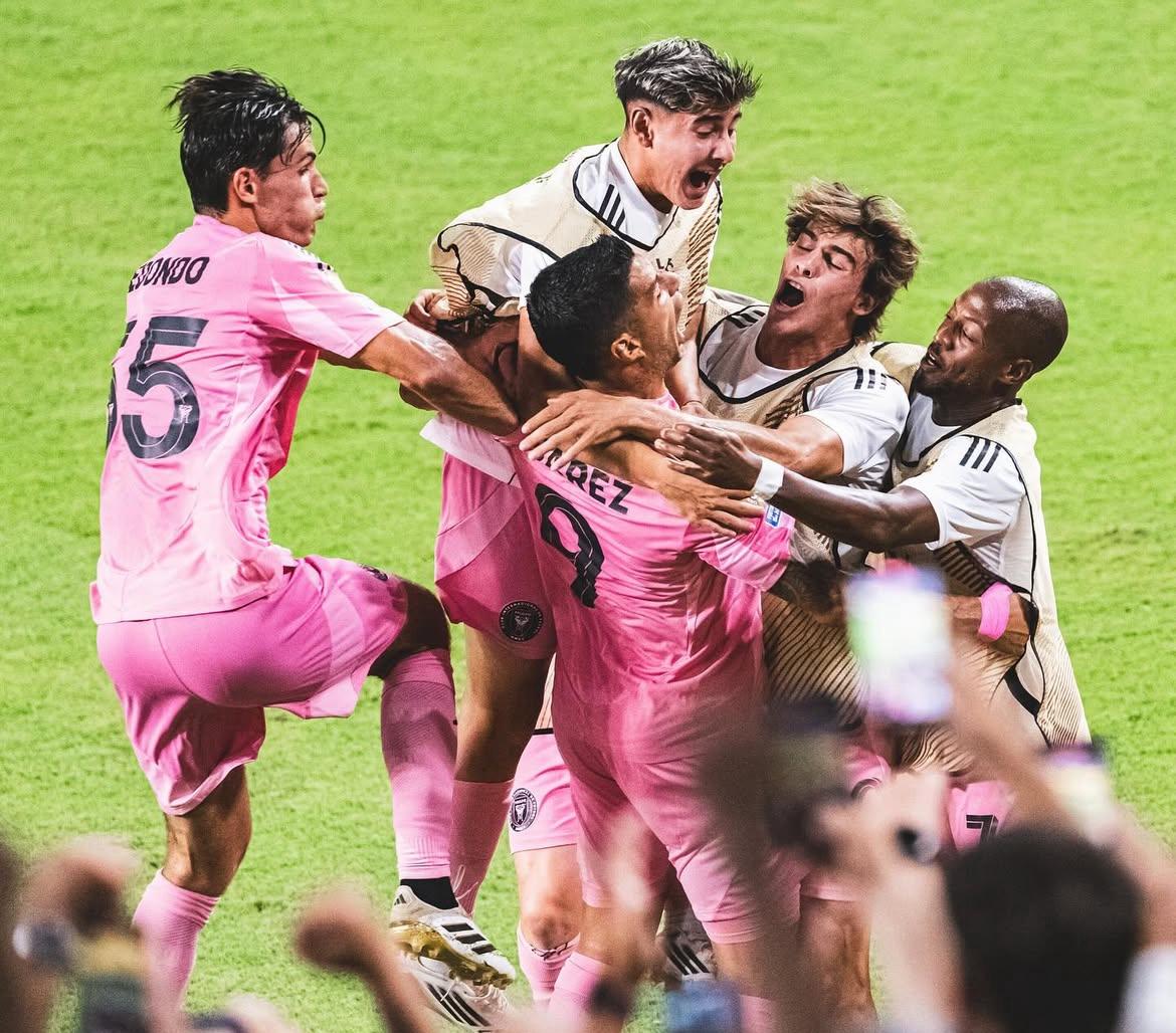 (Acostumado a fazer história e carregar o “soccer” dos EUA, o Inter Miami sonha em chegar nas quartas de final Foto: Reprodução/ @intermiamicf)