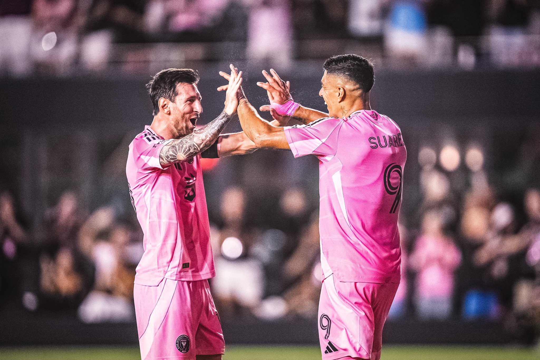 Lionel Messi e Luis Suárez (Inter Miami /X )