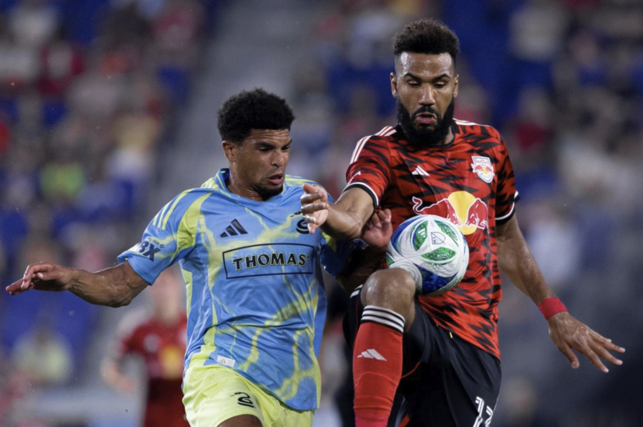 Choupo-Moting com o Nre York (New York Red Bulls /X)