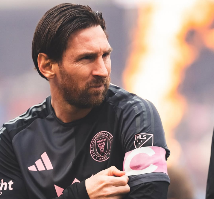 Messi teve atuação apagada na derrota para o Chicago e sofreu algumas críticas por parte da torcida. Reprodução: Instagram/ @intermiamicf