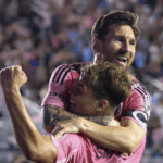 Lionel Messi celebra um de seus gols no jogo (Inter Miami / X)